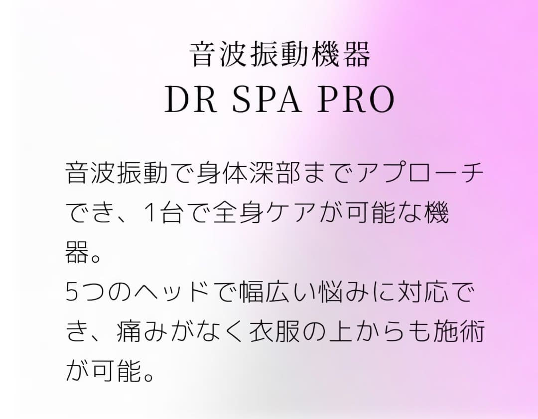 DR SPA PRO 音波振動機器 中古 50万円