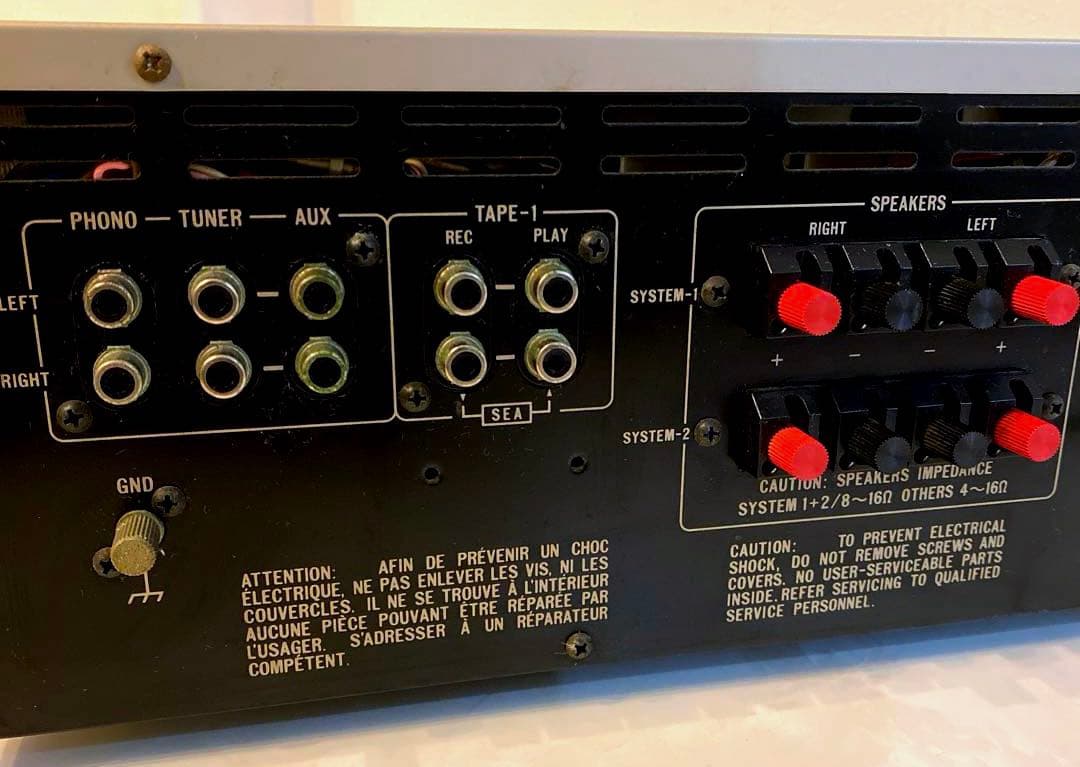 VICTOR プリメインアンプ JA-S22 ビクター 大型パワーメーター
