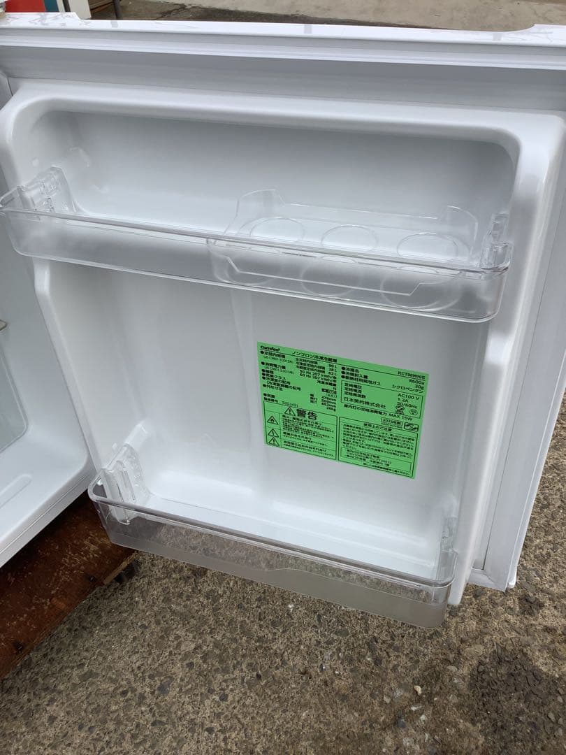 Comfee 2ドア冷凍冷蔵庫 RCT90WH/E 90L 2025年製