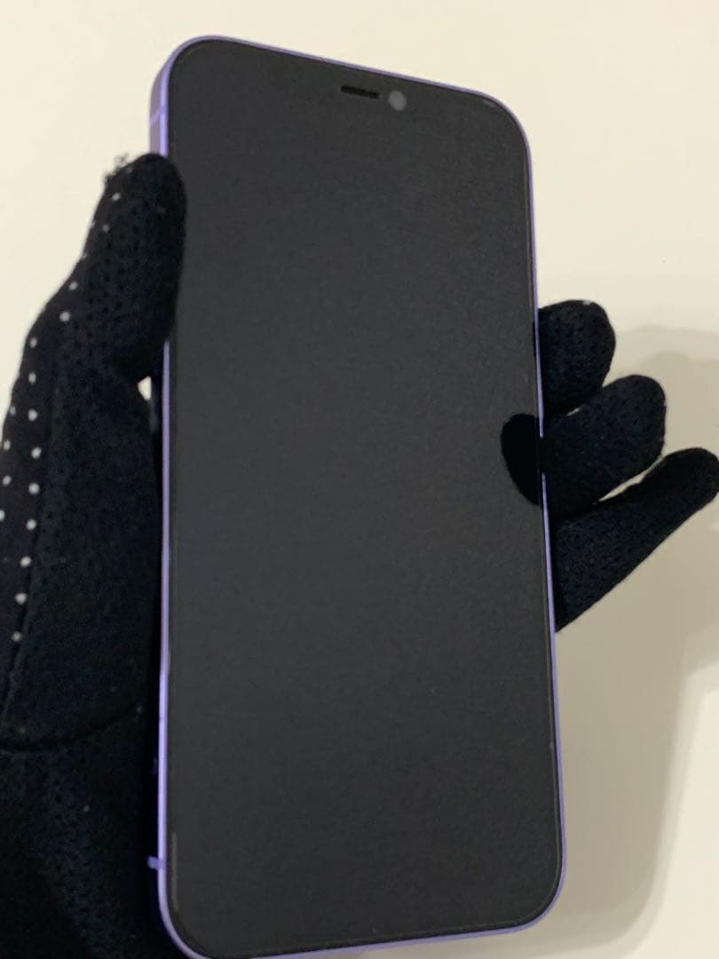 iPhone 12 128GB パープル SIMフリー 美品 動作良好
