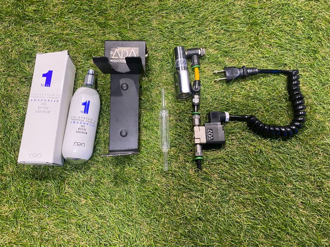 ADA アクアリウム用 CO2レギュレーター 電磁弁他セット