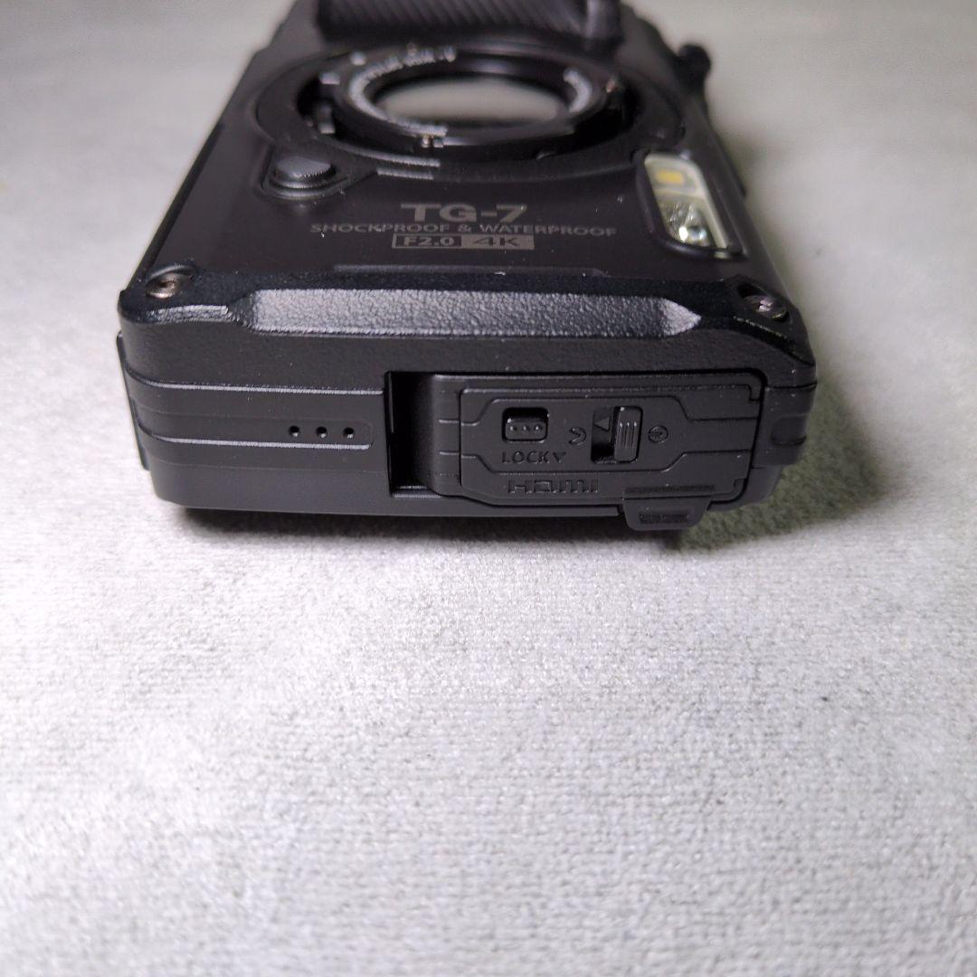 OM SYSTEM Tough TG-7 ブラック コンパクトデジタルカメラ