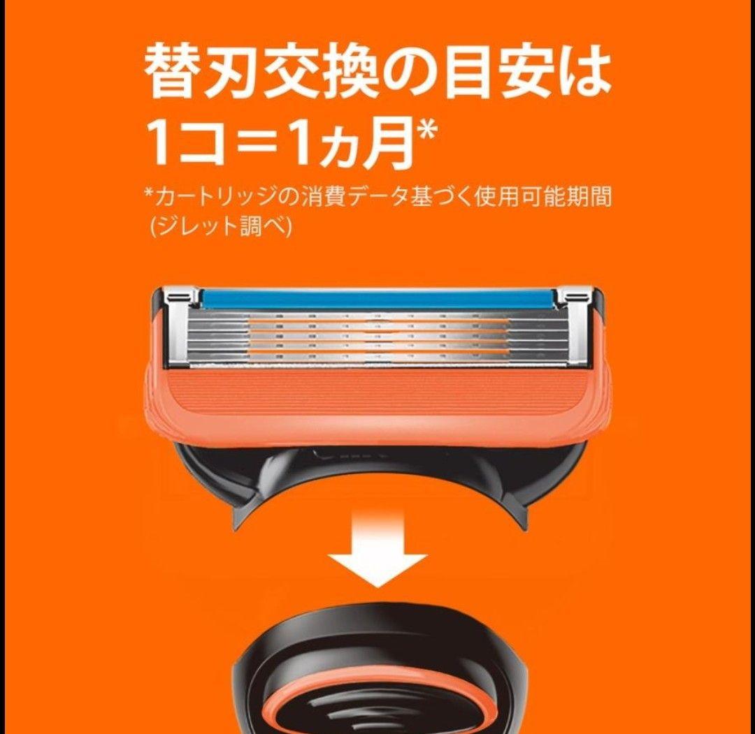 【6個】Gillette ジレット フュージョン マニュアルホルダー 替刃2個付