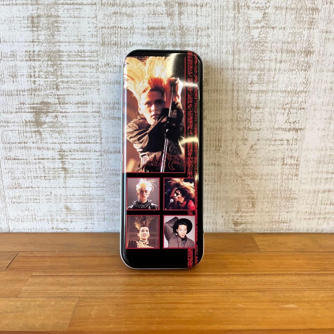 【アンティーク】昭和レトロ BUCK-TICK バクチク 缶ペンケース 筆箱