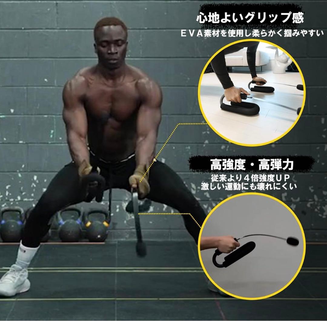ロープのいらないバトルロープ 全身トレーニング Z-Rope　カーキ