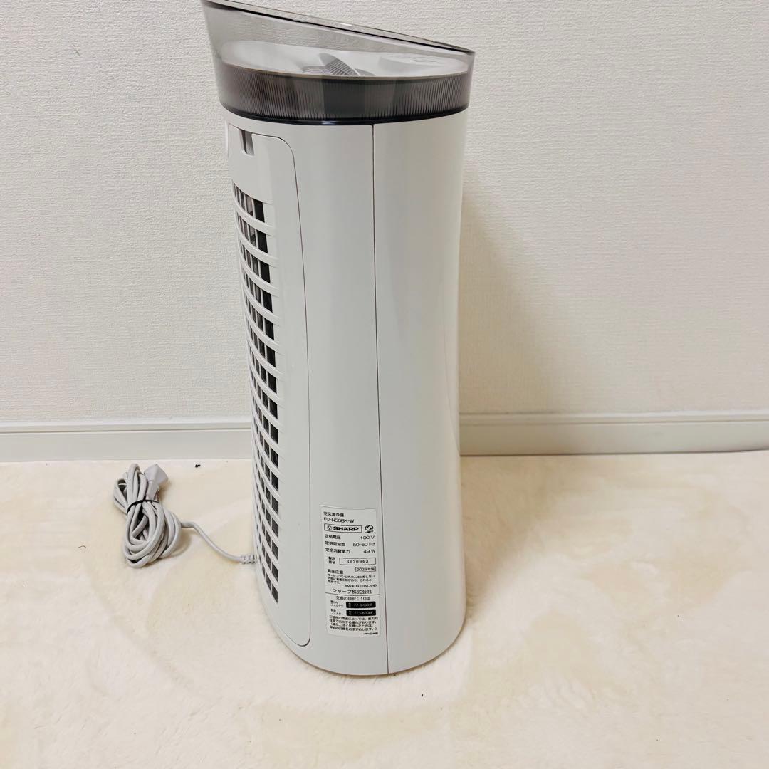 SHARP 空気清浄機 プラズマクラスター FU-N50BK-W 2023年