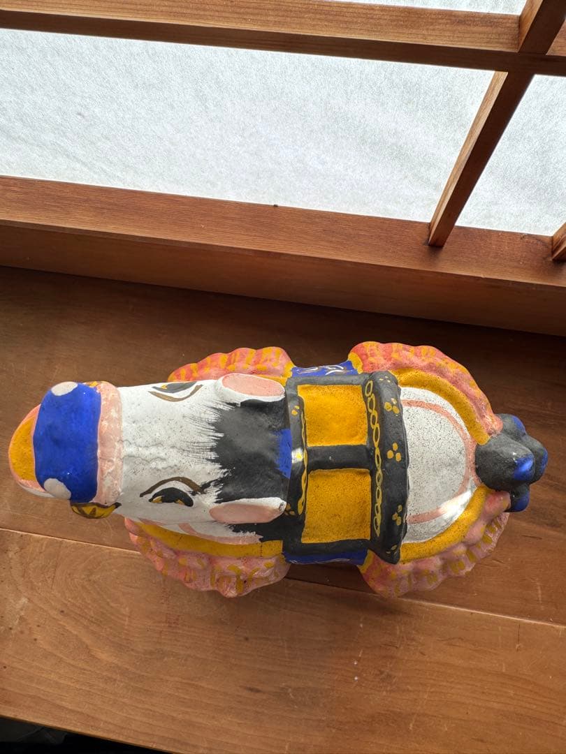 廃絶 香泉人形 『飾り馬』 白馬 郷土玩具 民藝 伝統文化 芸術 高知 滋賀