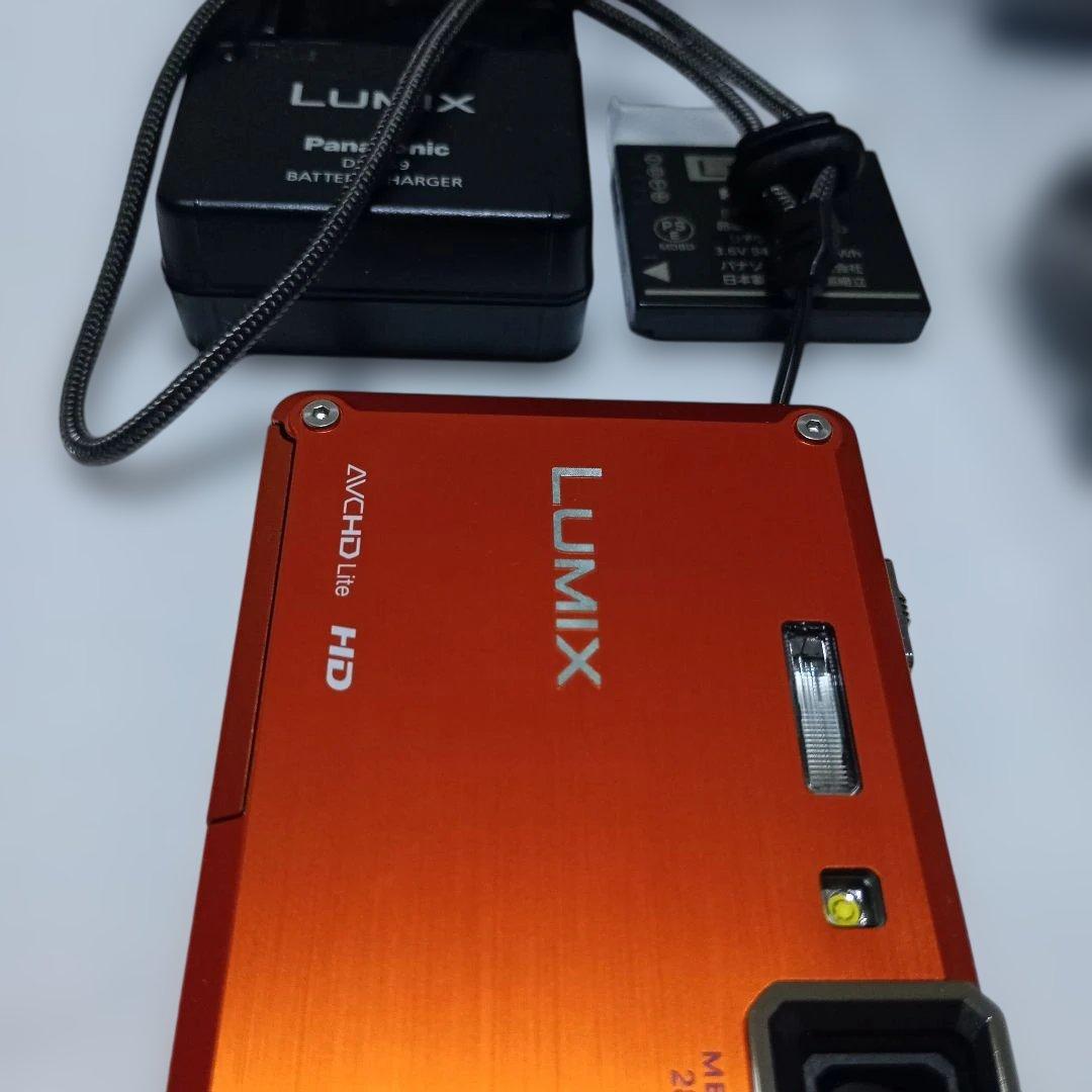 Panasonic LUMIX DMC-FT1 防水 デジカメ コンデジオレンジ