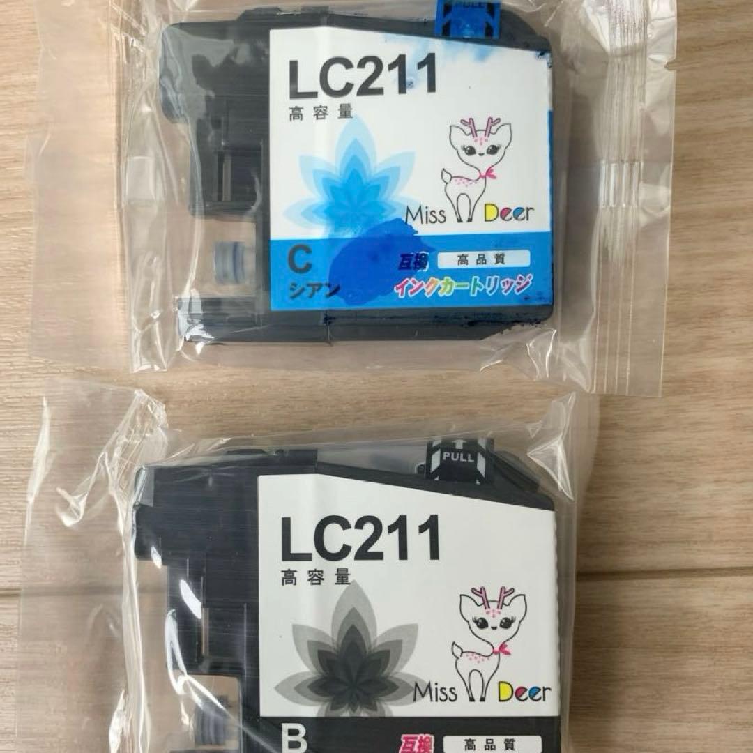 LC211BK 互換 黒 DCP-J968N等対応Brothe LC211BK
