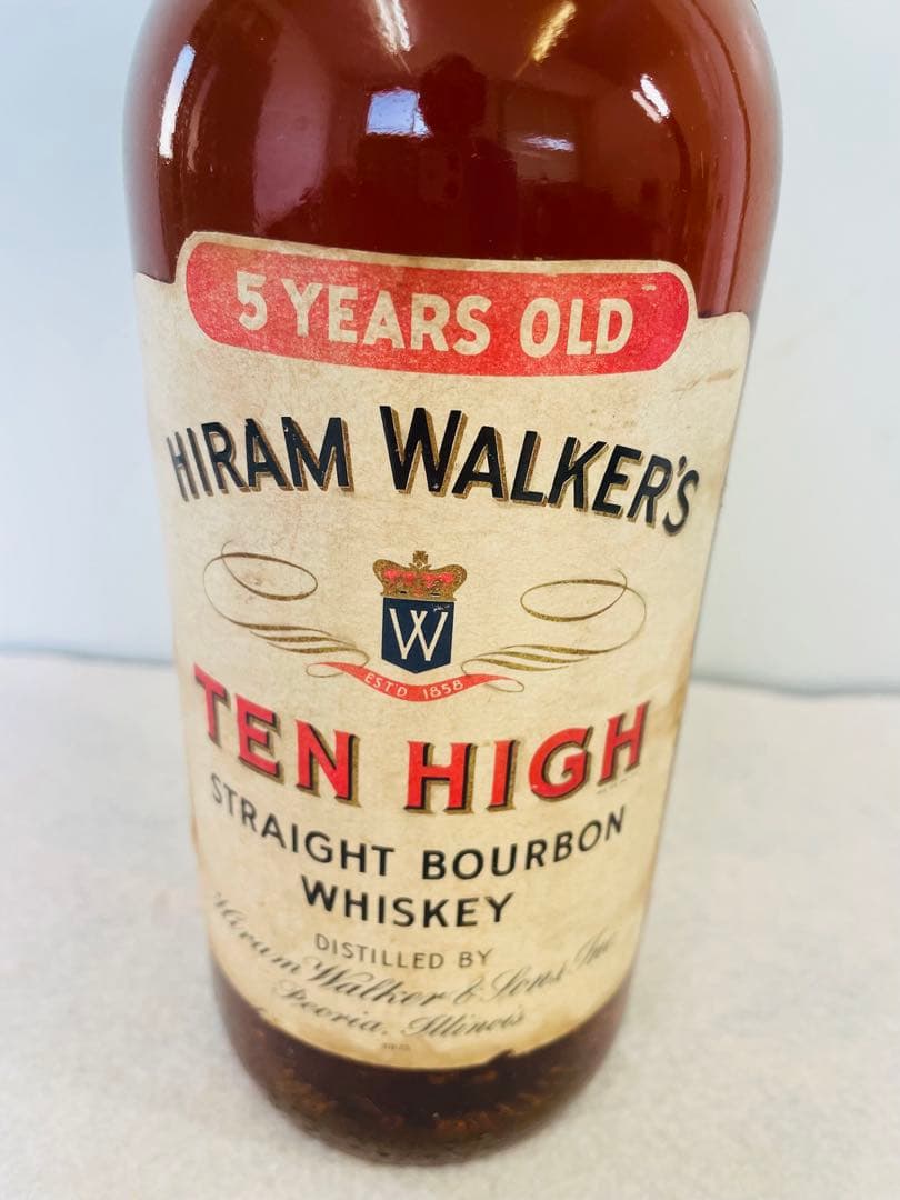 HIRAM WALKERS テンハイ ストレート バーボン ウィスキー