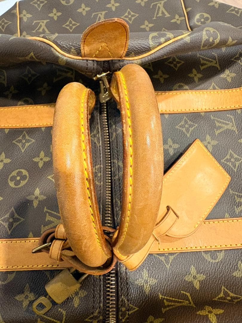 Louis Vuitton ボストンバッグ モノグラム 南京錠・鍵付き
