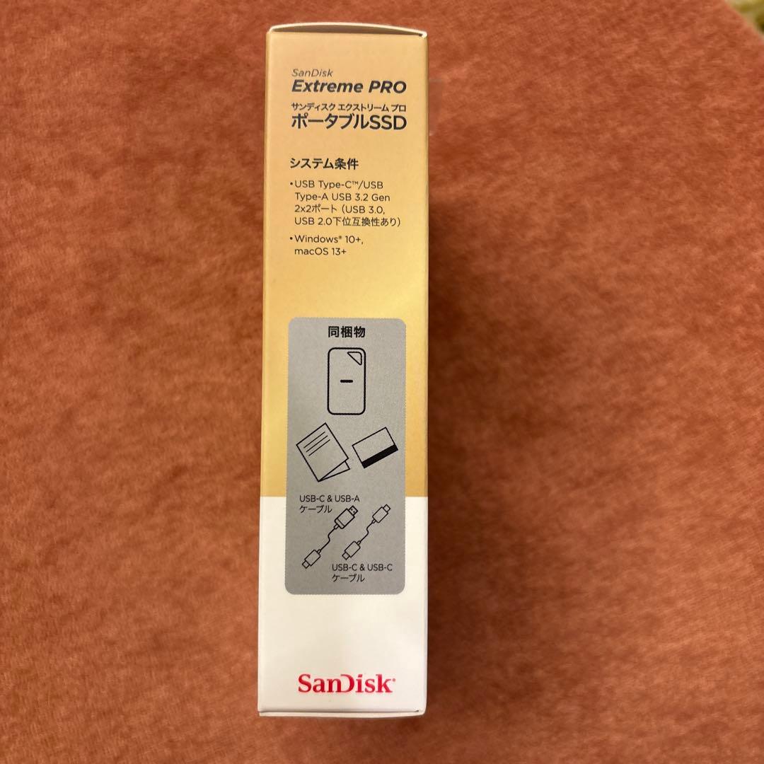 SanDisk Extreme PRO 4TB ポータブルSSD