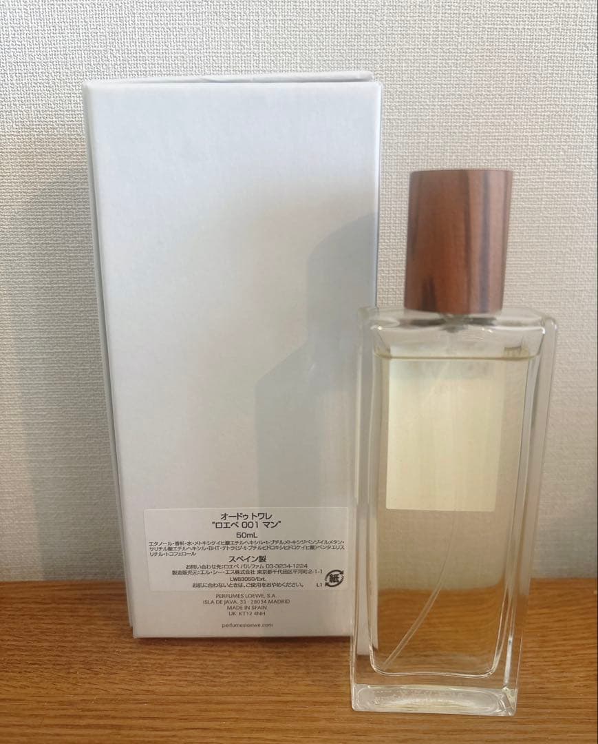 【未使用】LOEWE 001 Eau de Toilette 男性用