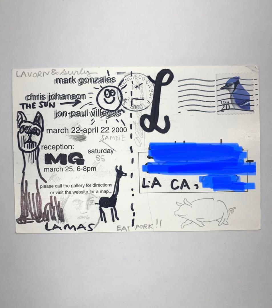Mark Gonzales マークゴンザレス GONZ オリジナル原画