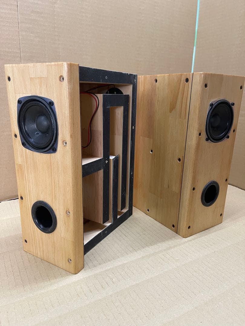 8cmユニット搭載スリムバスレフ　自作スピーカー