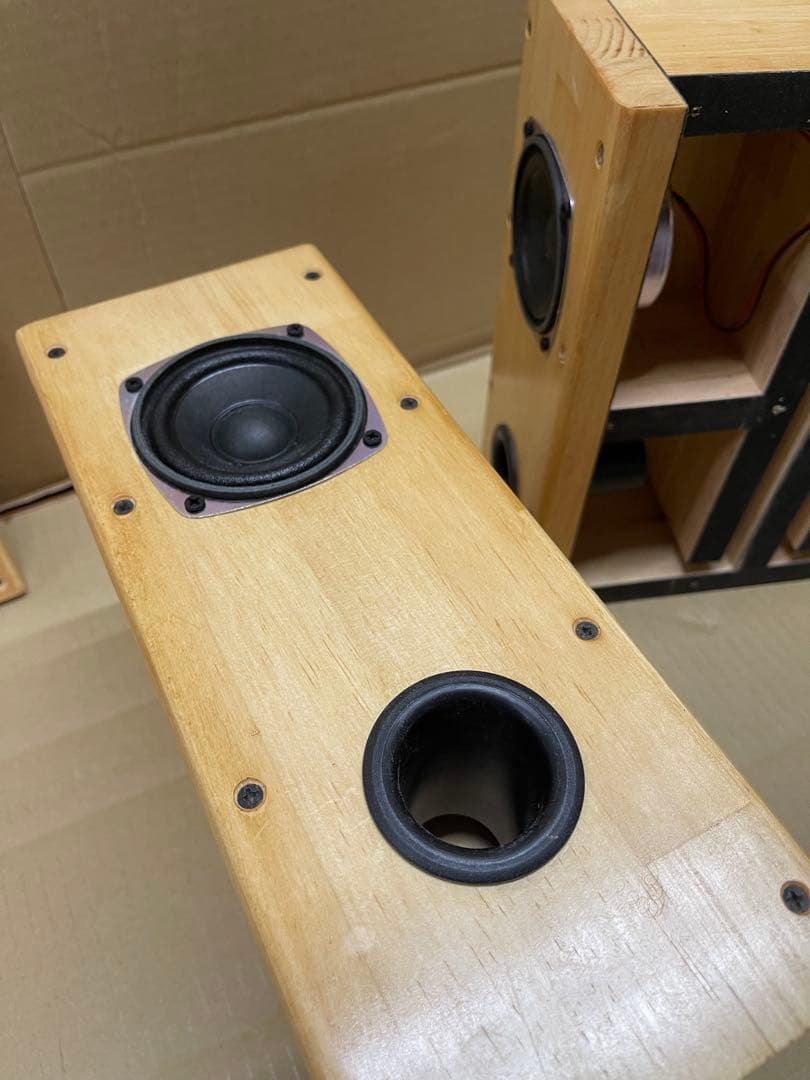 8cmユニット搭載スリムバスレフ　自作スピーカー