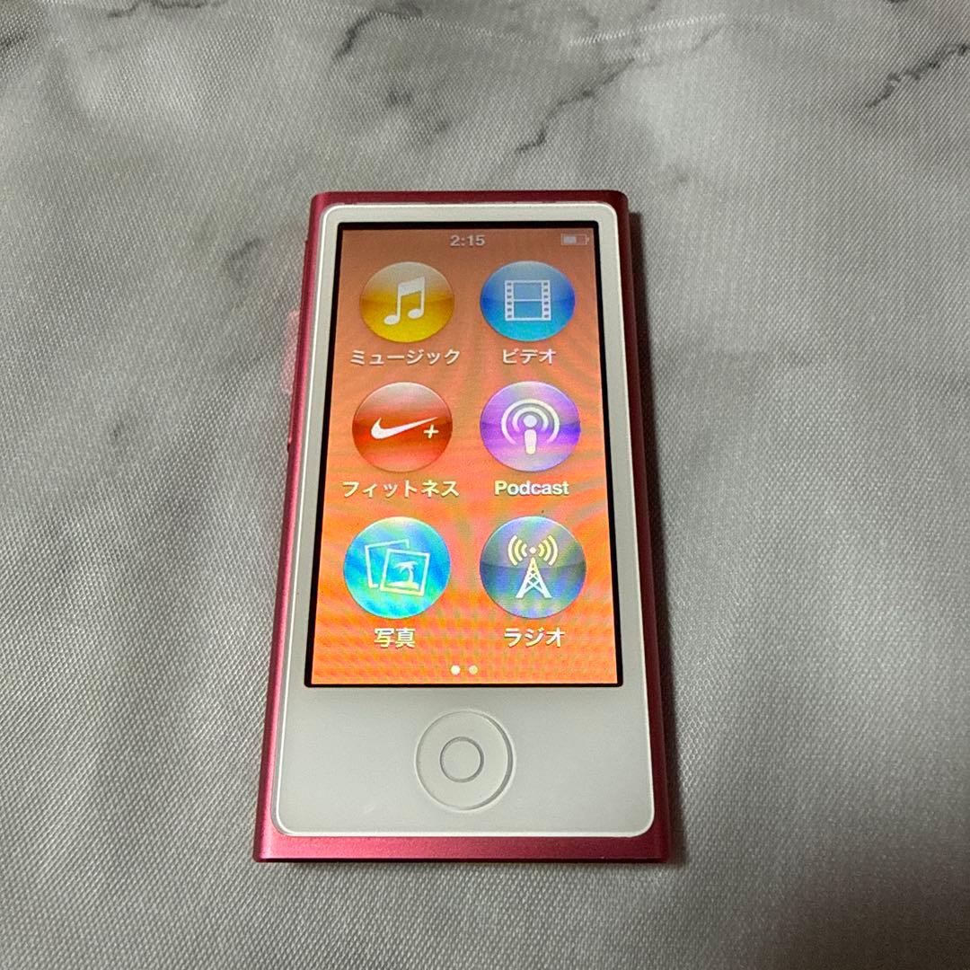 《美品》iPod nano 第7世代 16GB ピンク　MD475J