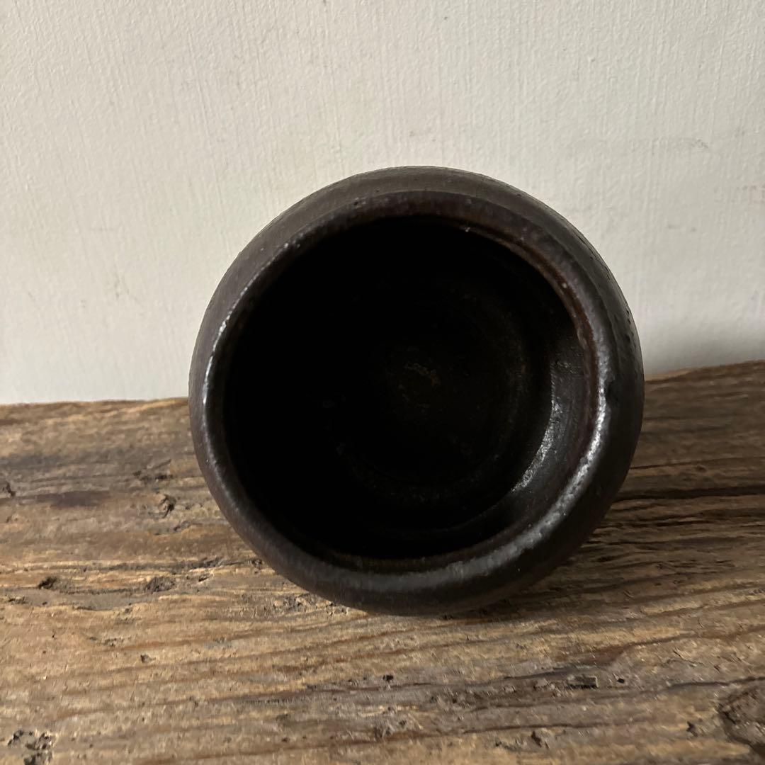 韓国アンティーク　壷　オンギ 李朝　その３２検：骨董品.アンティーク.花器