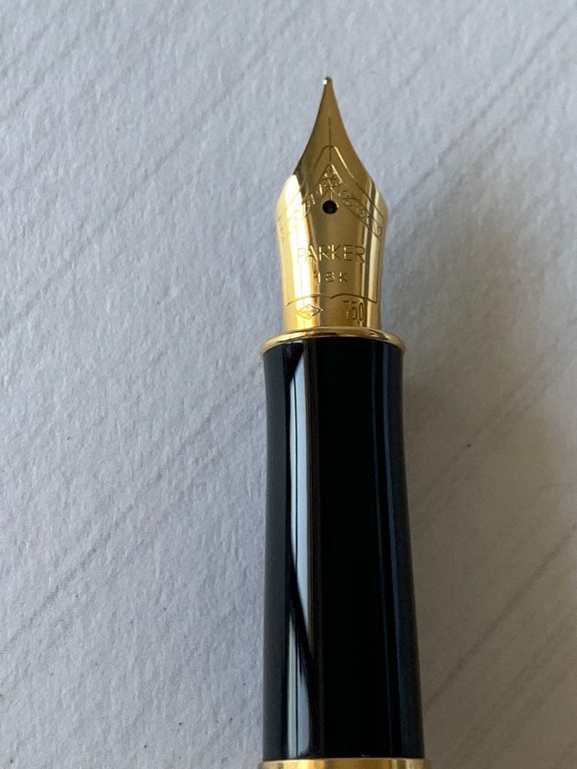 PARKER Sonnet シルバー製 万年筆 18Kペン先