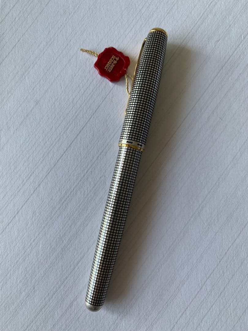PARKER Sonnet シルバー製 万年筆 18Kペン先