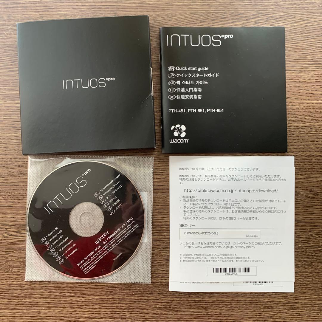 美品Wacom ペンタブ Intuos Pro PTH-651 Medium M
