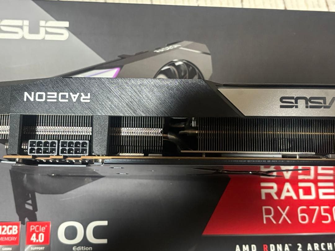 グラフィックボード・グラボ・ビデオカード ASUS AMD Radeon RX 6750 XT 12GB GDDR6
