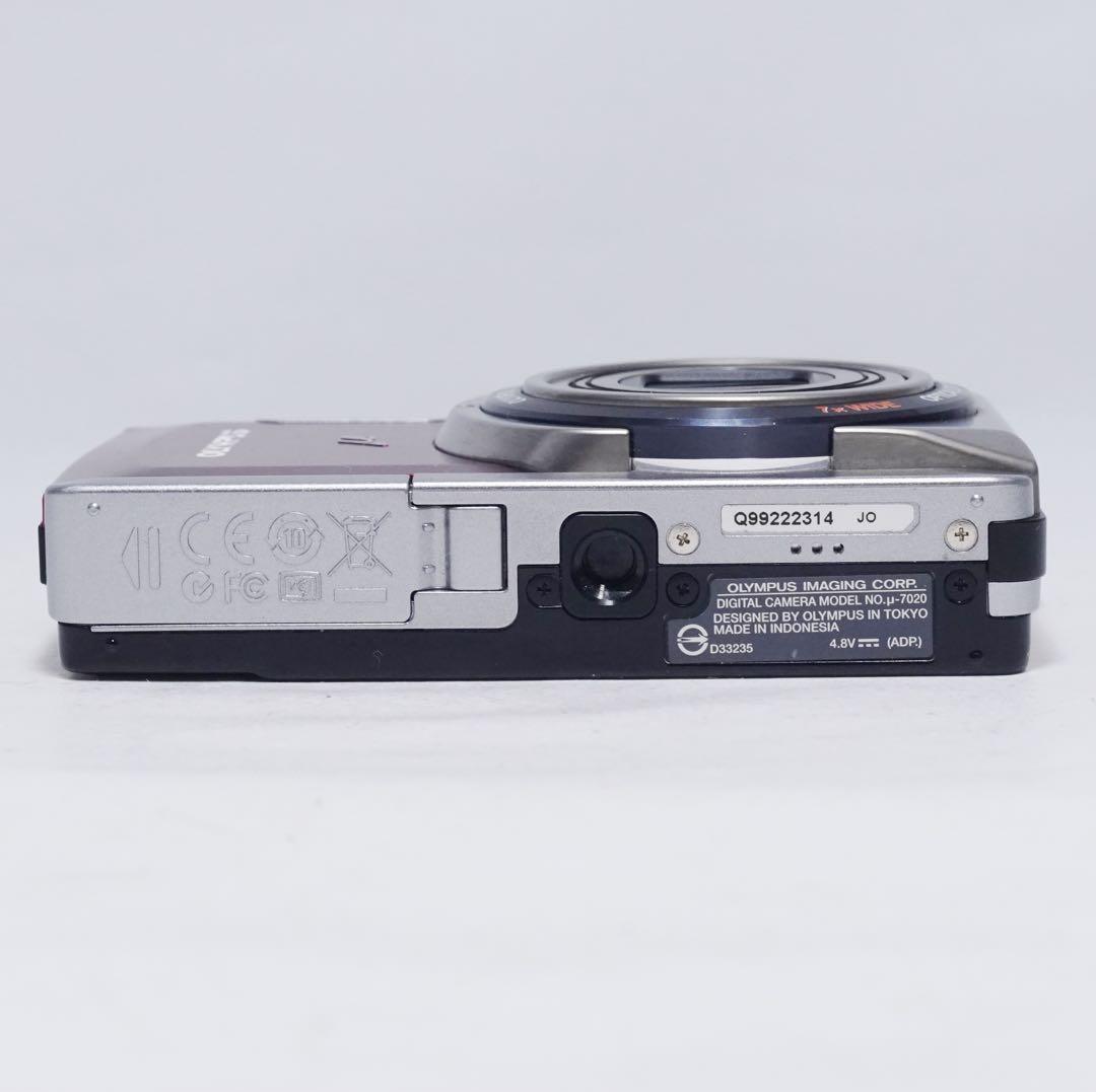 動作確認済 美品 OLYMPUS μ 7020 コンパクトデジタルカメラ