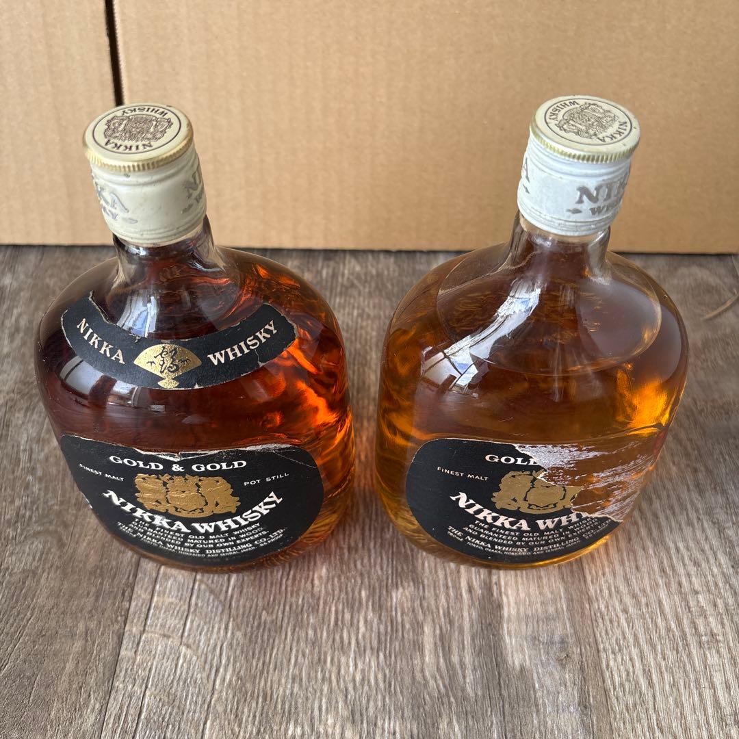 古酒　ニッカ　GOLD&GOLD 760㎖　2本セット