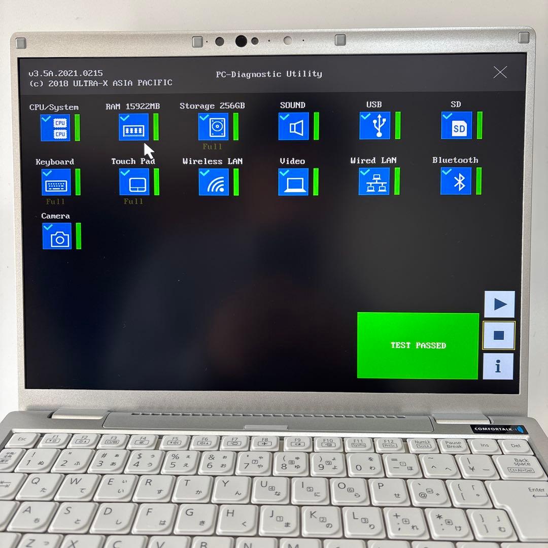 【16GB】レッツノートCF-FV1 第11世代i5/SSD256/Win11