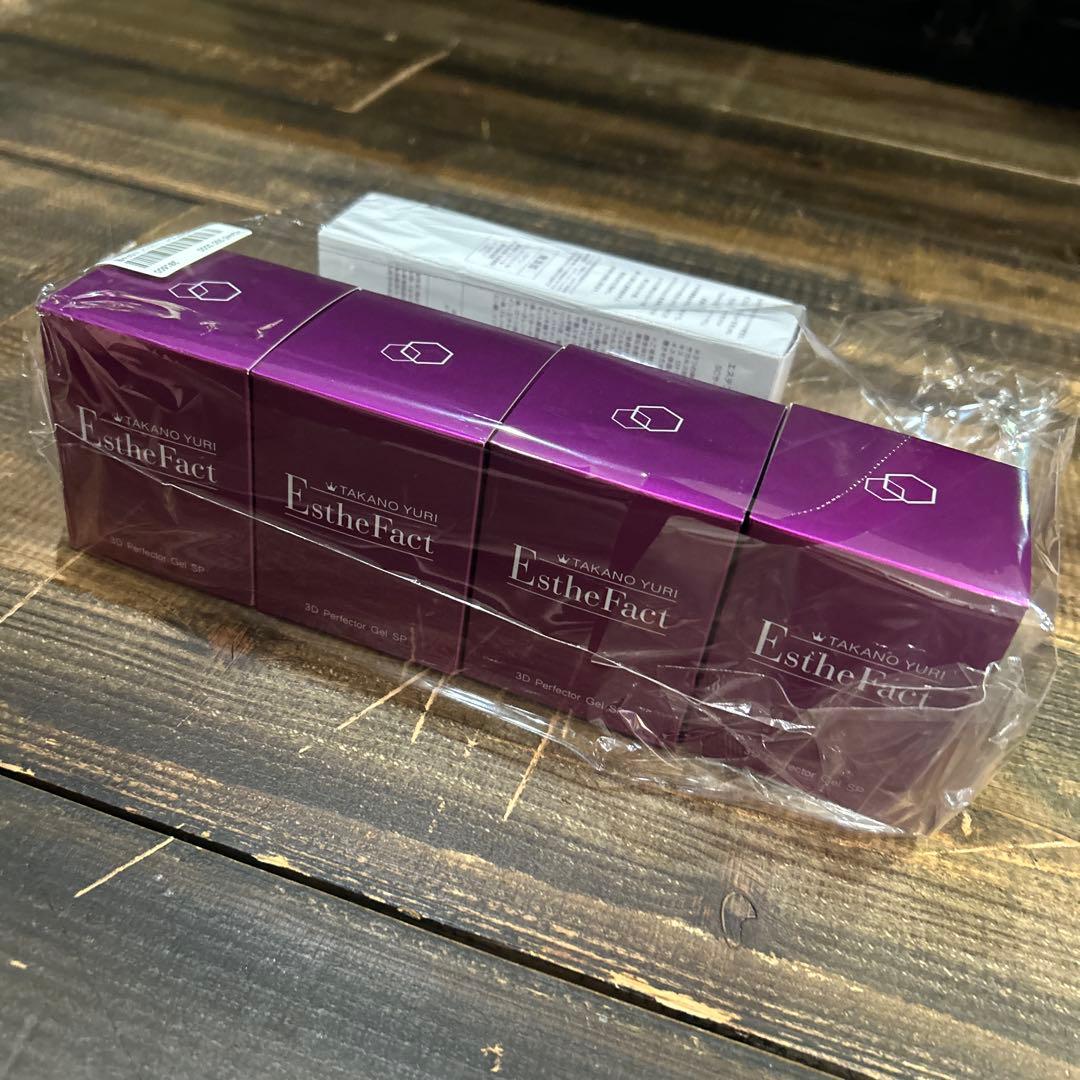 【新品未使用】たかの友梨EF3DパーフェクタージェルSP 4個セット　日傘つき