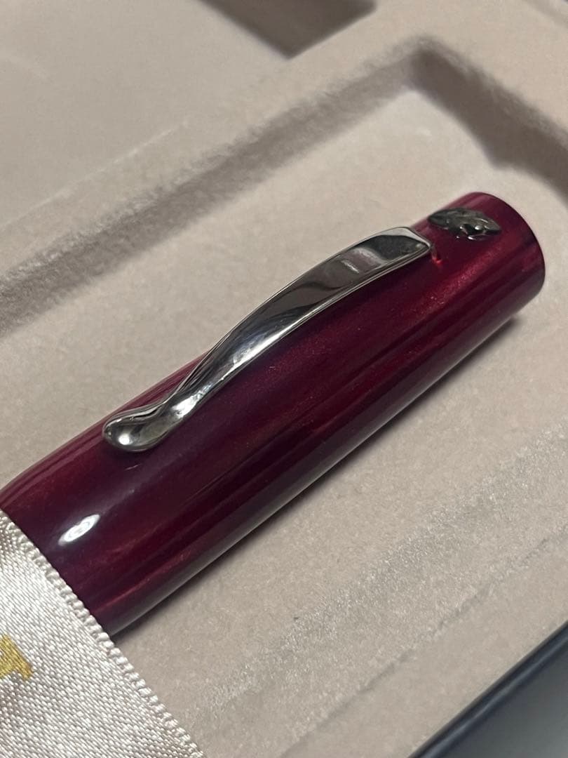 ☆スティピュラ ヴェド ルビーノ 万年筆 旧型 吸入式 ニブF ヴィンテージ☆