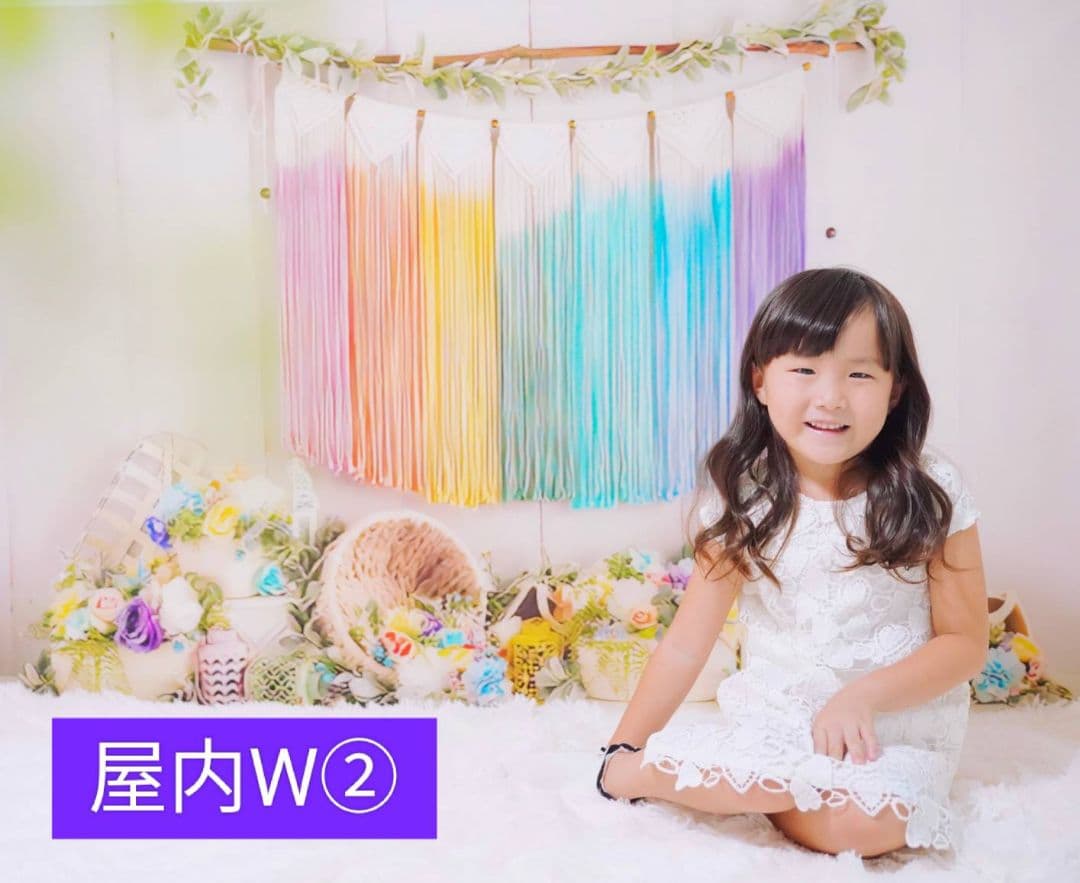背景布【　春L　】サンプル　ペット撮影用　桜、お花見、チューリップ　フォトブース