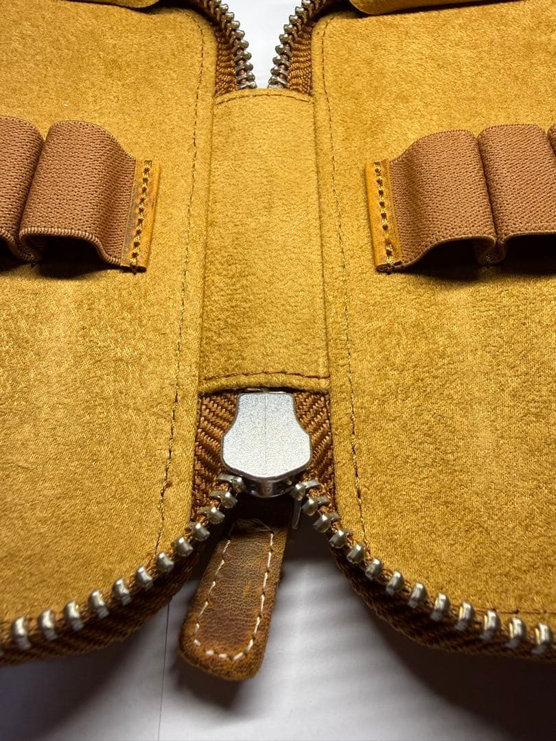 Galen Leather 10本差しペンケース クレイジーホースブラウン