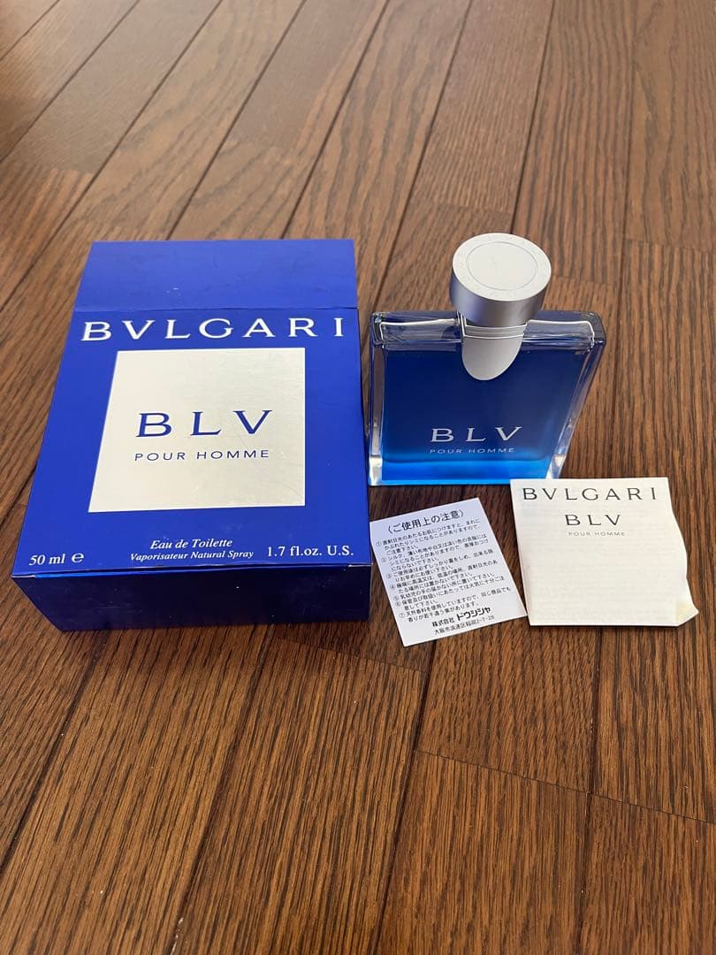 未使用 ブルガリ　ブルー　プールオム　50ml オードトワレ ①