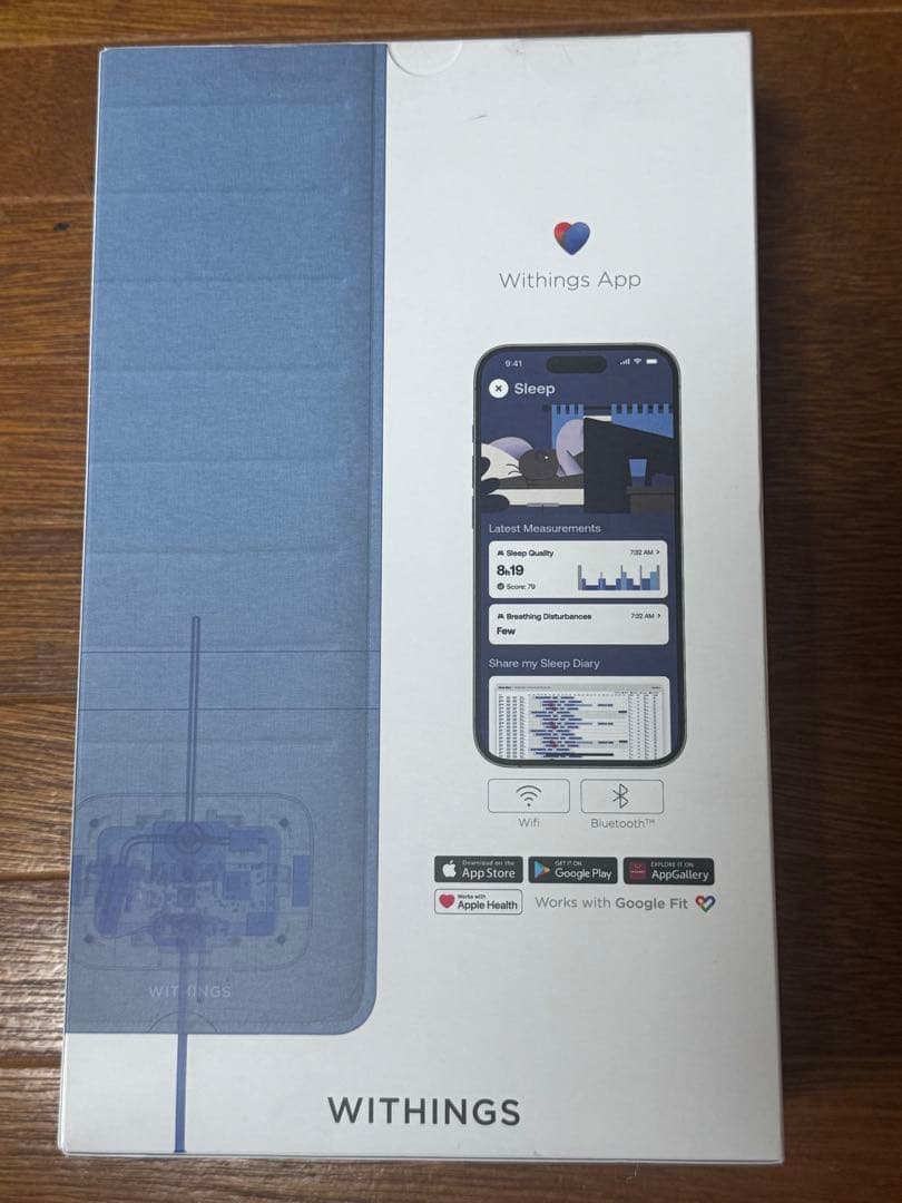 健康管理・計測計 Withings Sleep Tracking Mat
