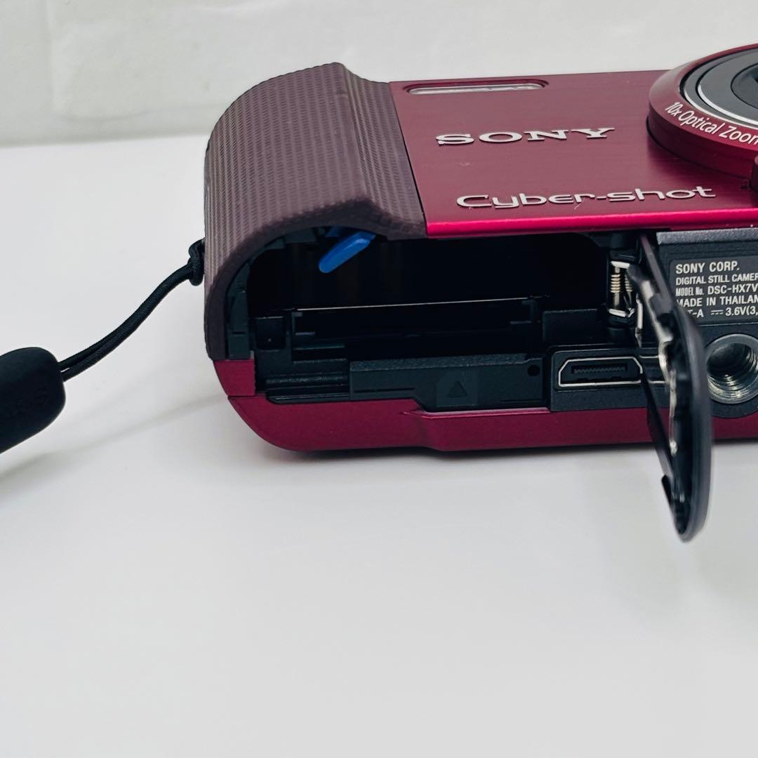 SONY Cyber-shot DSC-HX7V レッド デジカメ