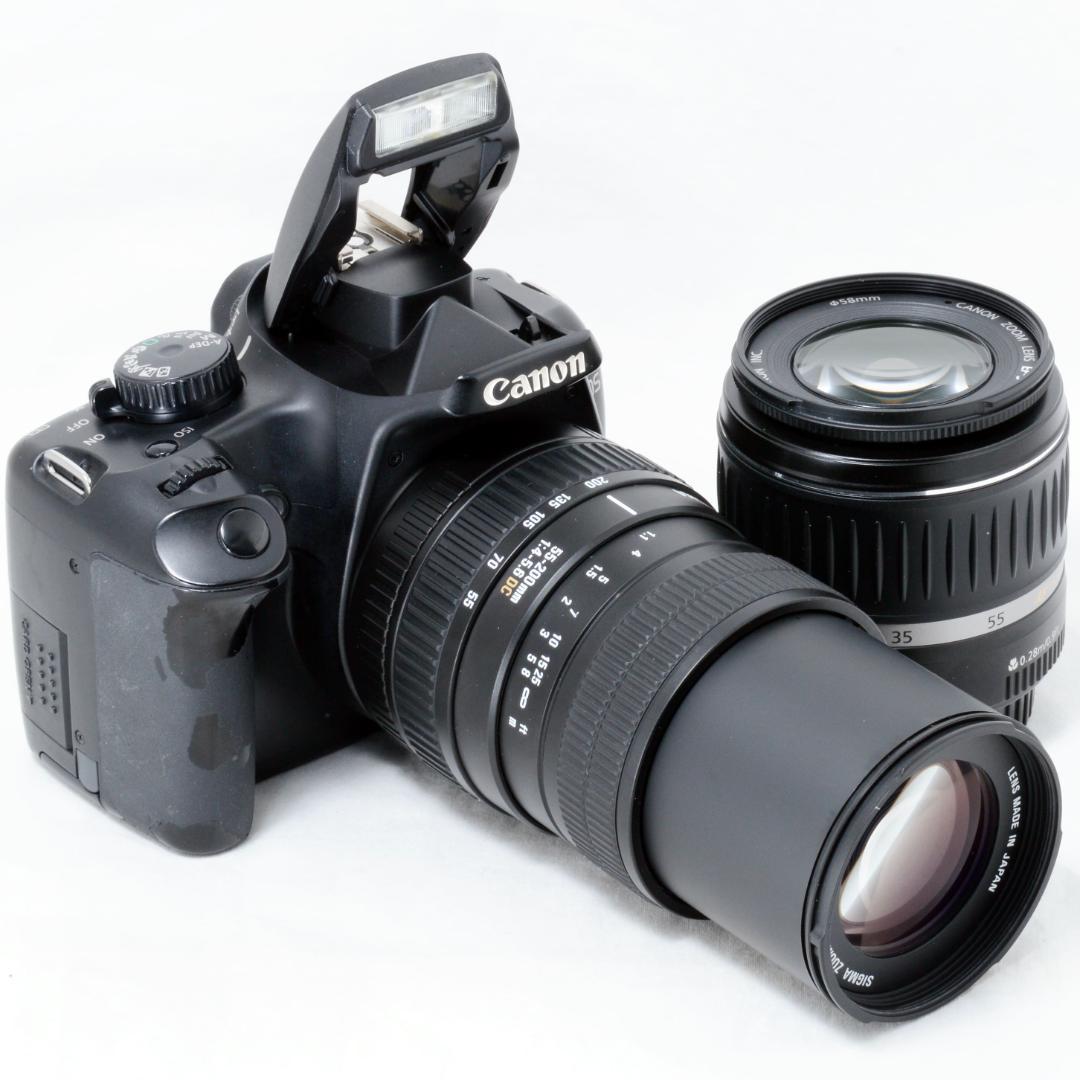 ⭐️良品⭐️Canon キャノン EOS Kiss F ダブルズームセット