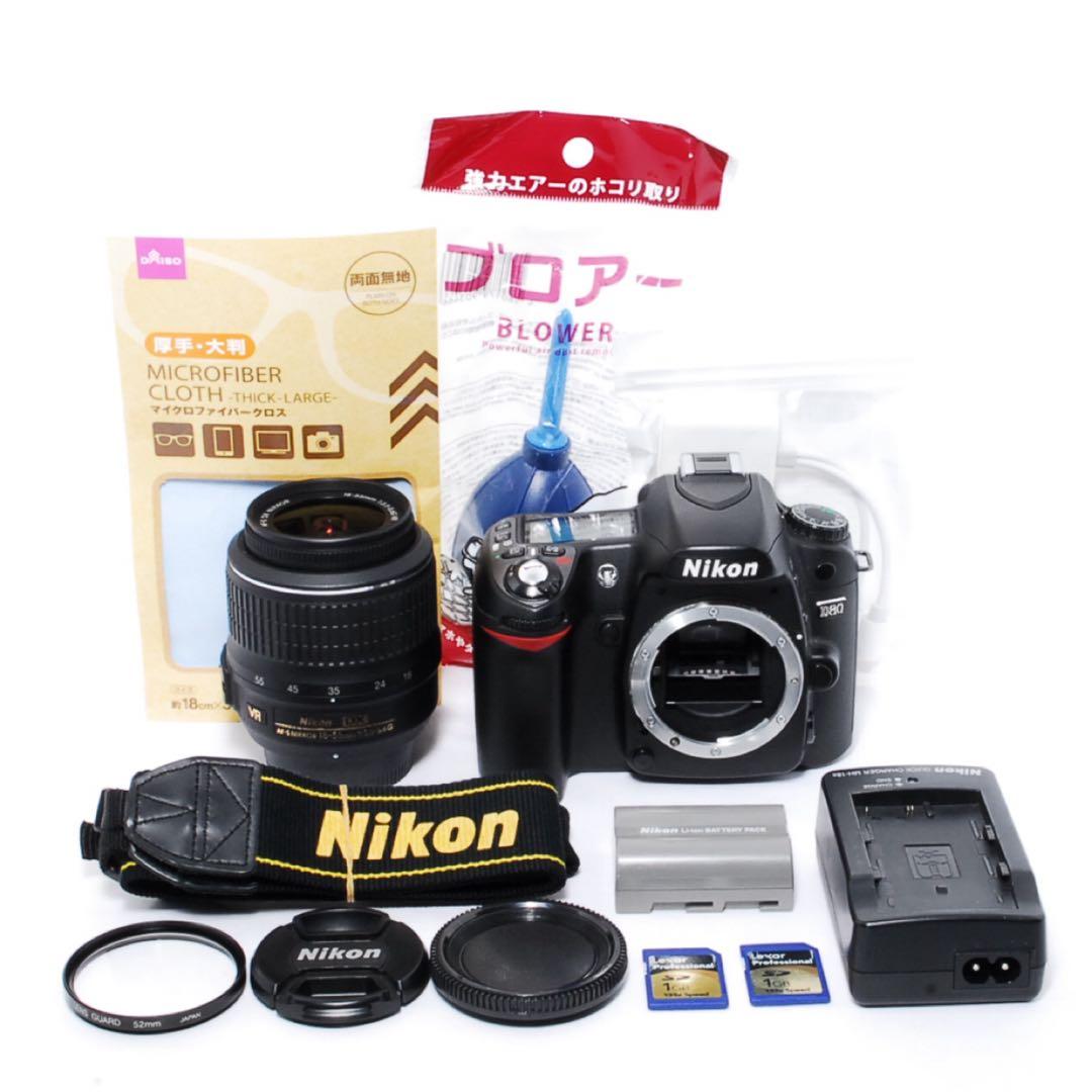 ◆今も愛される名機◆Nikon D80◆一眼レフカメラ◆すぐ使える◆手ぶれ補正◆
