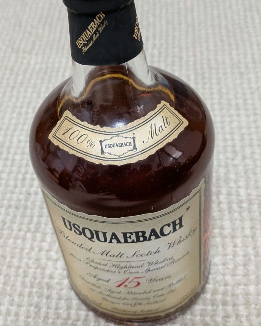 USQUABACH ウシュクベピュアモルト15年 ウイスキー