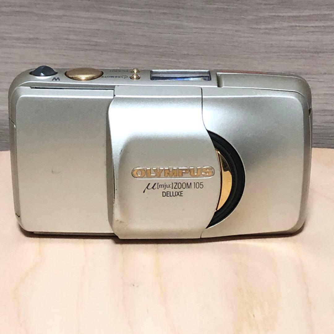 OLYMPUS μ ZOOM 105 DELUXEカメラ 動作未確認 ジャンク品