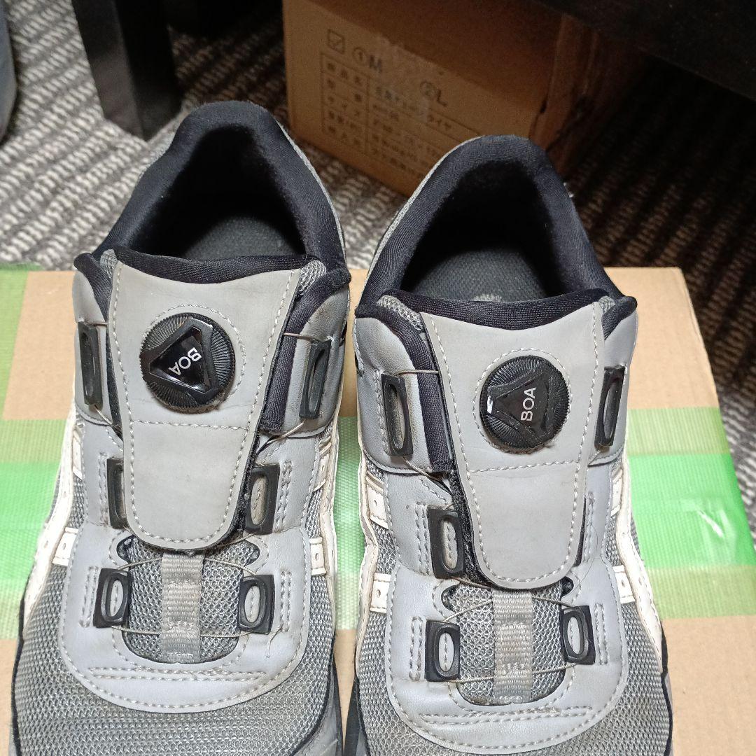 ASICS BOAシステム安全靴 グレー