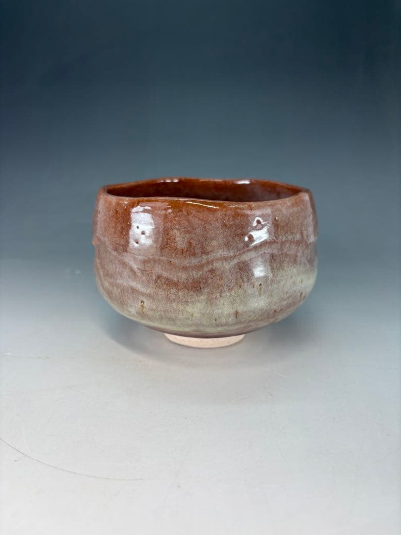 ★中古品★茶道具　吉向蕃斎（松月）造　旭泉釉茶碗（共箱）