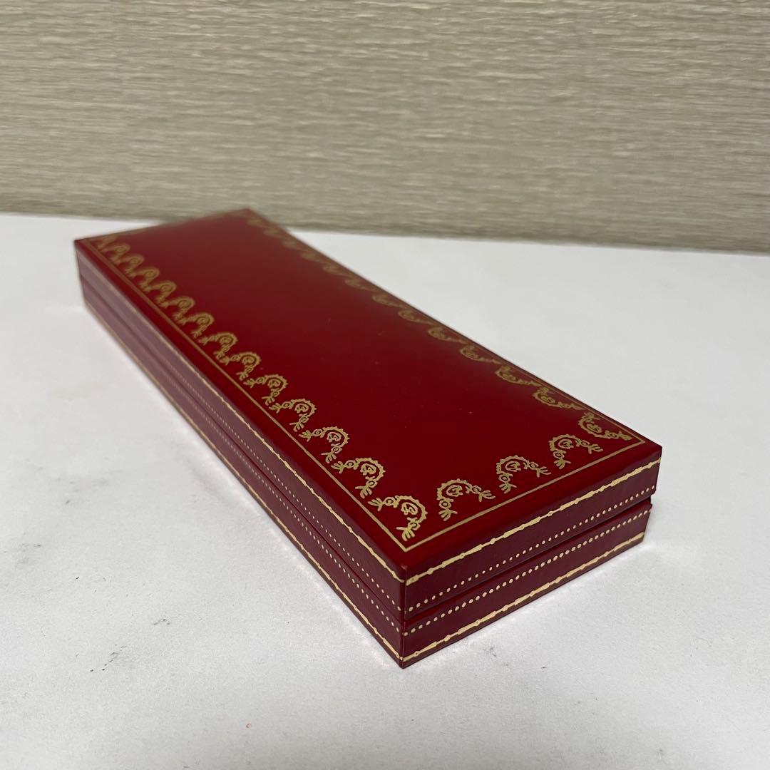 Must de cartierマストドゥカルティエ金色トリニティ黒ボールペン箱付