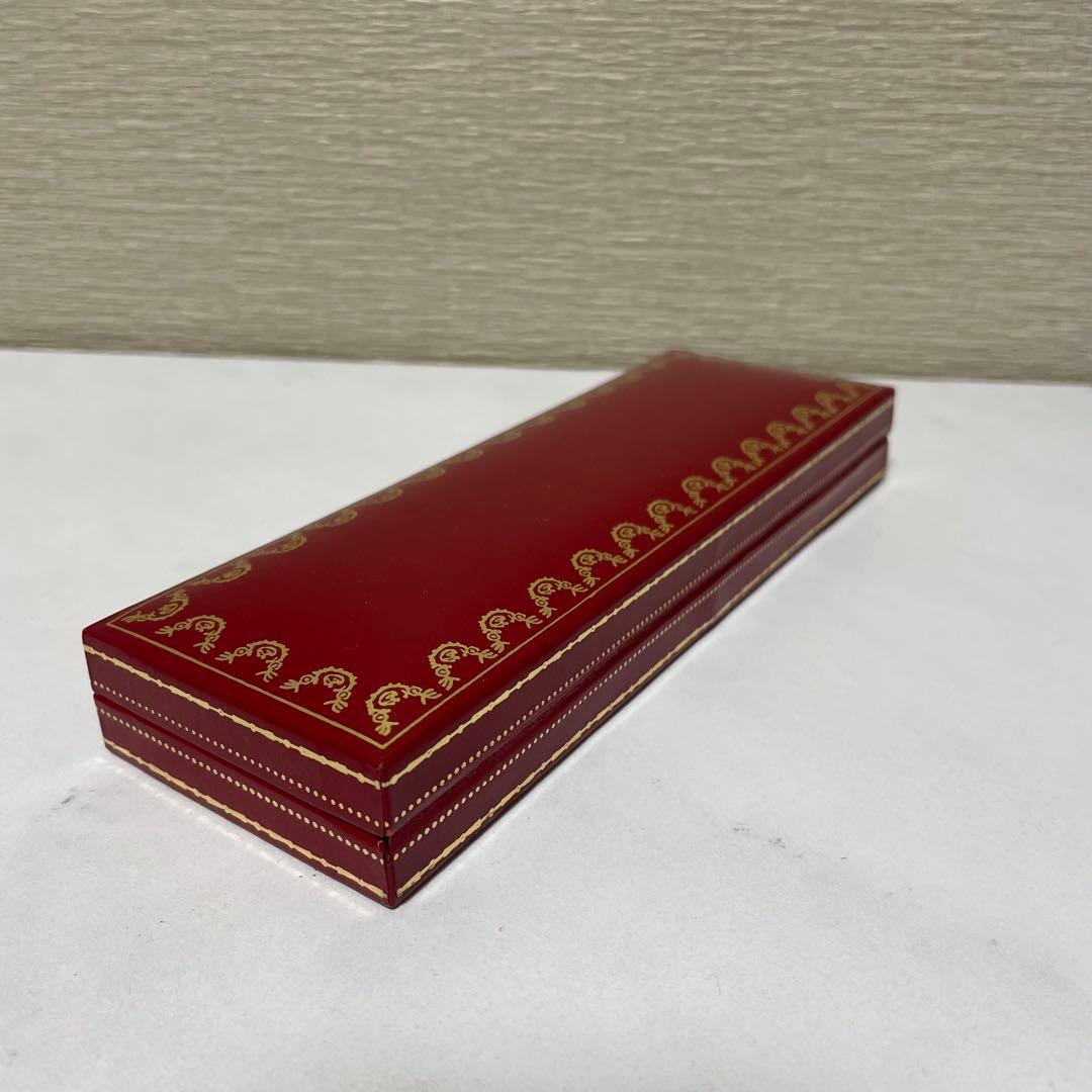 Must de cartierマストドゥカルティエ金色トリニティ黒ボールペン箱付