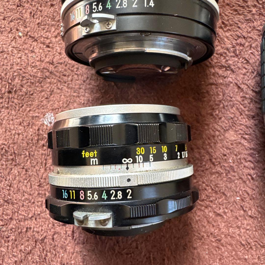 Canon nikonf4 フィルムカメラとレンズ10本セット ジャンク品