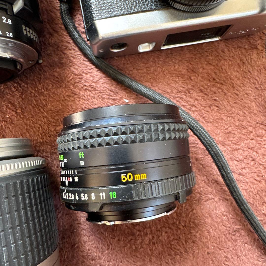 Canon nikonf4 フィルムカメラとレンズ10本セット ジャンク品