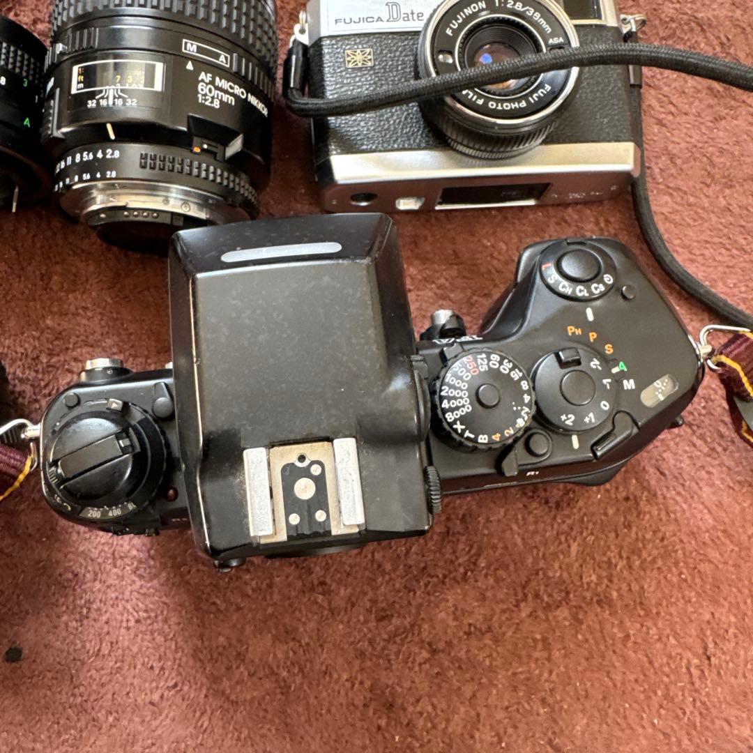 Canon nikonf4 フィルムカメラとレンズ10本セット ジャンク品