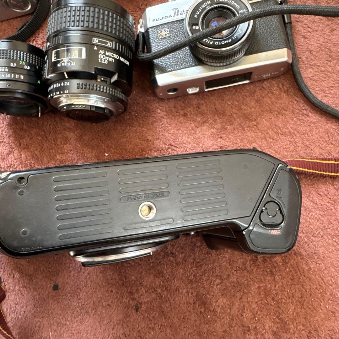 Canon nikonf4 フィルムカメラとレンズ10本セット ジャンク品