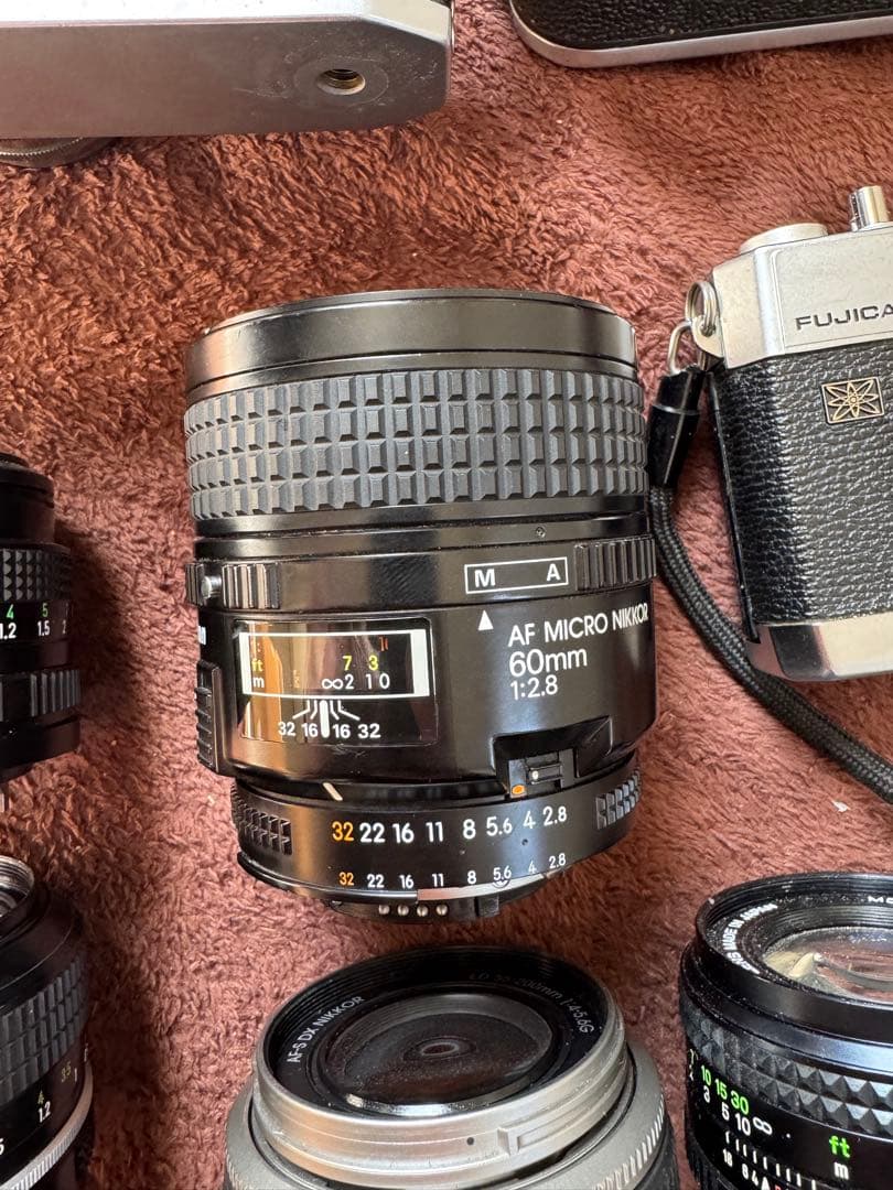 Canon nikonf4 フィルムカメラとレンズ10本セット ジャンク品