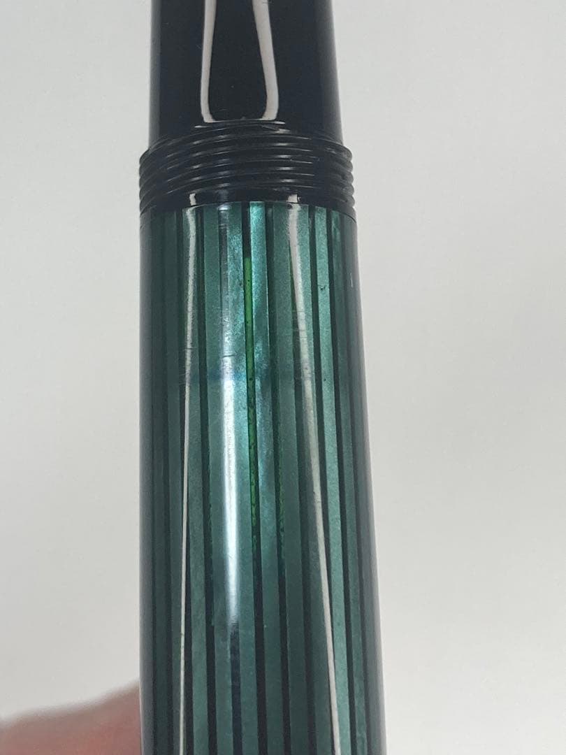pelikan万年筆 スーべーレーンM800緑縞・M（中字）